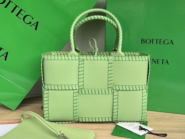 BV original smooth calfskin mini arco tote bag 690401 mint green