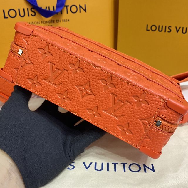 Louis vuitton original calfskin handle soft trunk M20956 orange