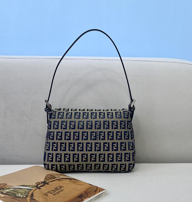 Fendi original fabric mini shoulder bag 8BR352 blue