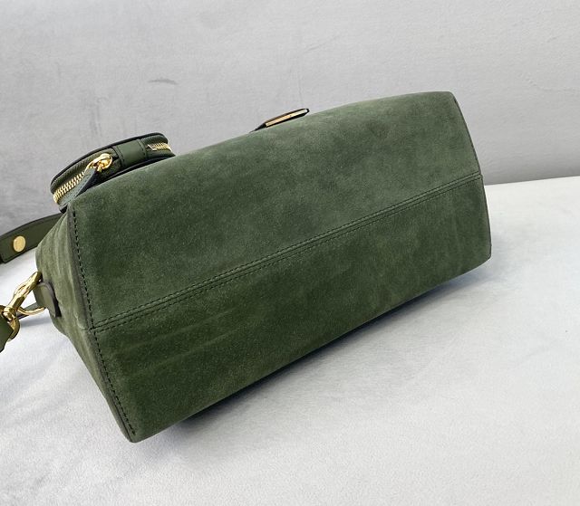 Fendi original suede medium by the way boston bag 8BL146 green