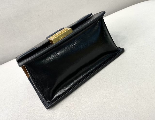 Fendi original calfskin mini kan U bag 8M0513 black