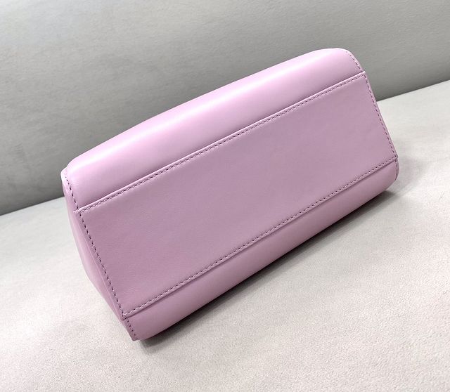 Fendi original lambskin small peekaboo bag 8BN244 light purple