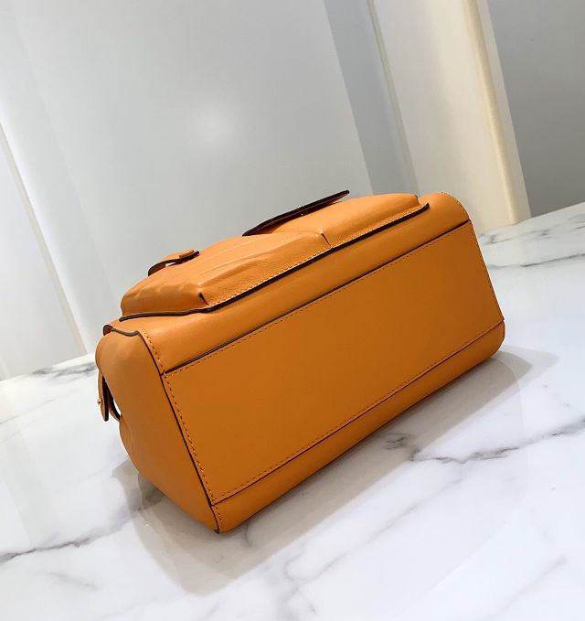 Fendi original calfskin small peekaboo bag 8BN244A orange