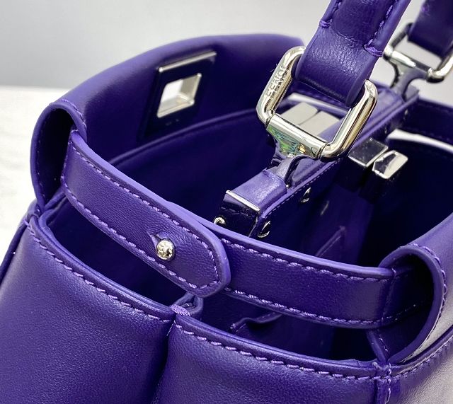 Fendi original lambskin small peekaboo bag 8BN244 purple