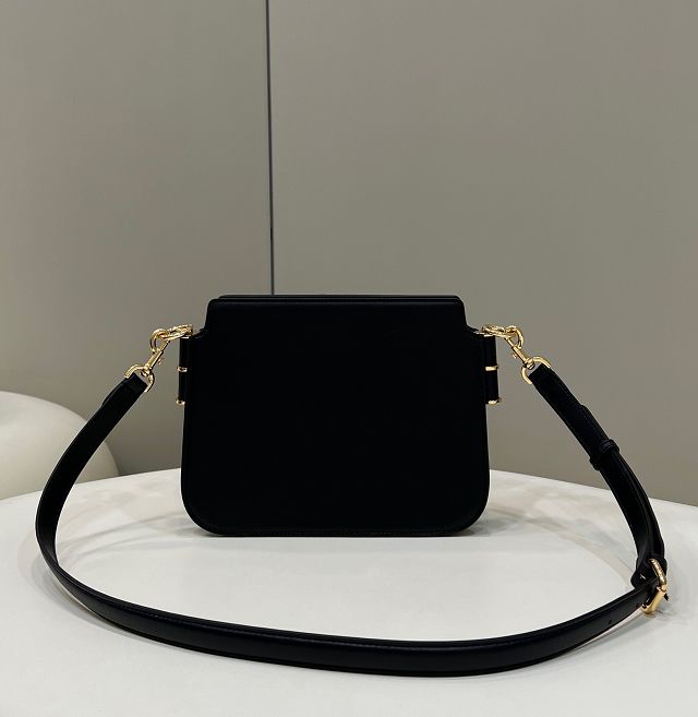 Fendi original calfskin touch gusseted bag 8BT349 black