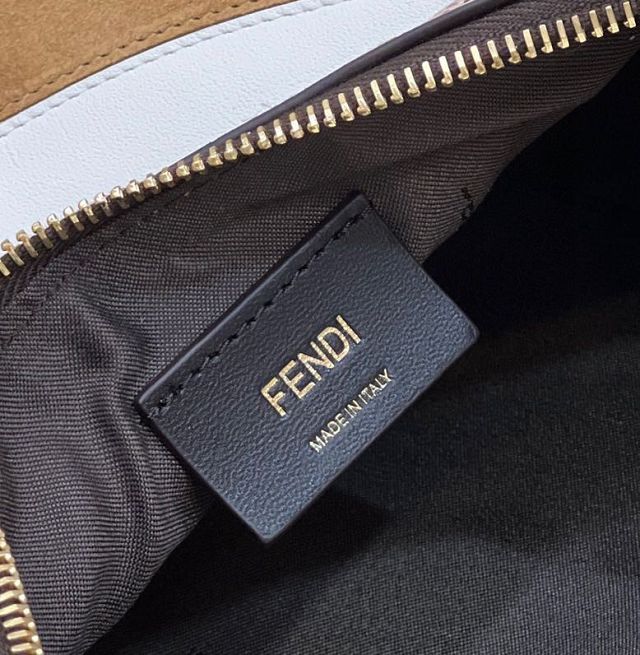 Fendi original suede small fendigraphy bag 8BR798 multicolor