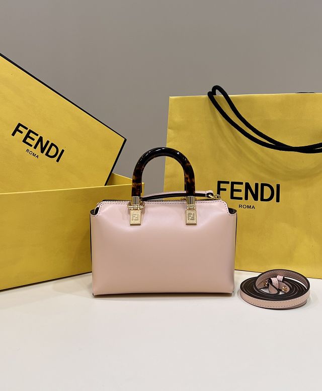 Fendi original calfskin mini by the way boston bag 8BS067 pink