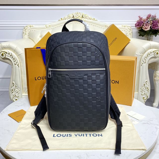 Louis vuitton original calfskin michael backpack N45287 black