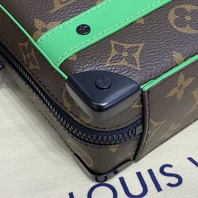 Louis vuitton original monogram canvas handle soft trunk M46264 green