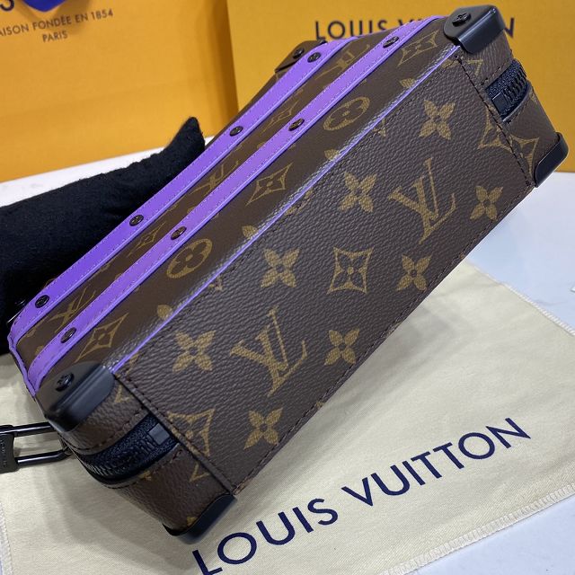 Louis vuitton original monogram canvas handle soft trunk M46264 purple