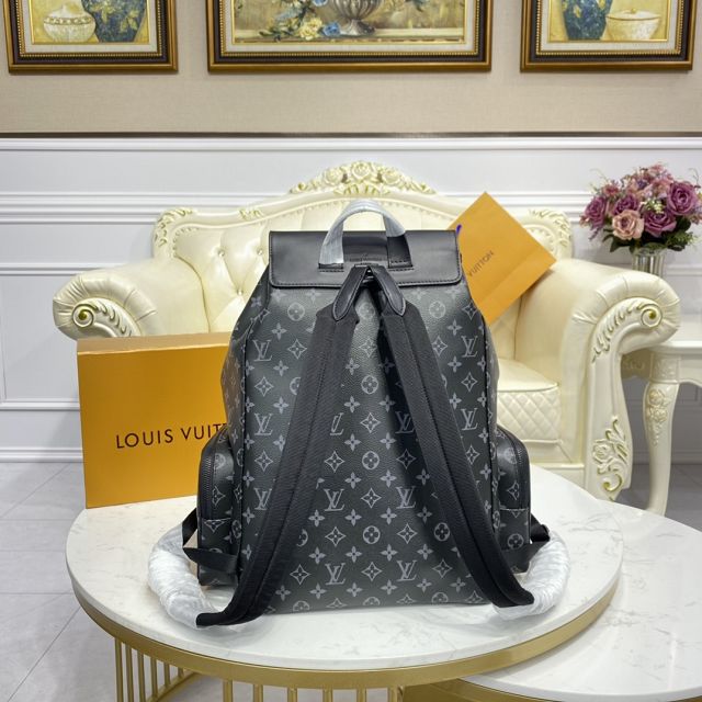 Louis vuitton original monogram eclipse backpack trio M45538