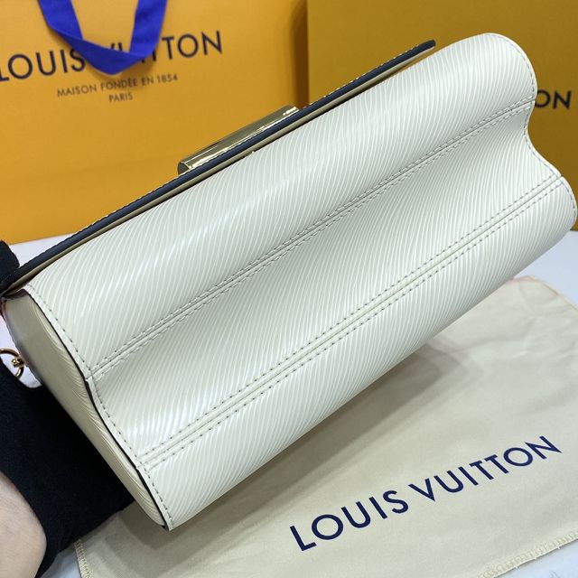 Louis vuitton original epi leather twist mm M20681 white