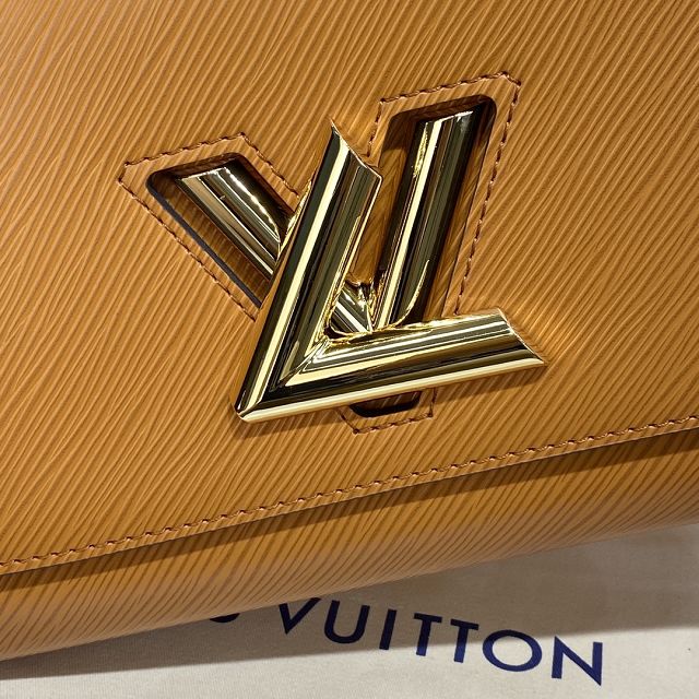 Louis vuitton original epi leather twist mm M20846 caramel