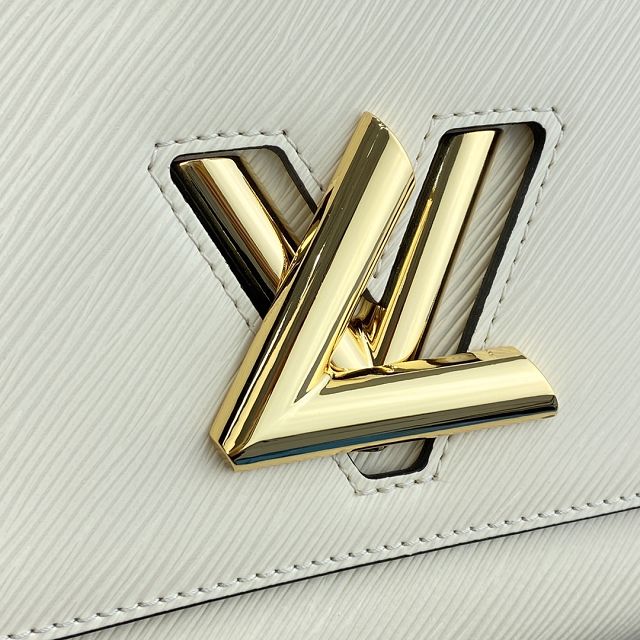 Louis vuitton original epi leather twist mm 59761 white