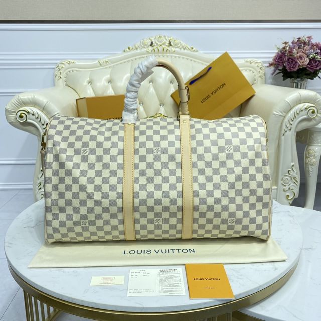 Louis vuitton original damier azur keepall 50 bag N41427