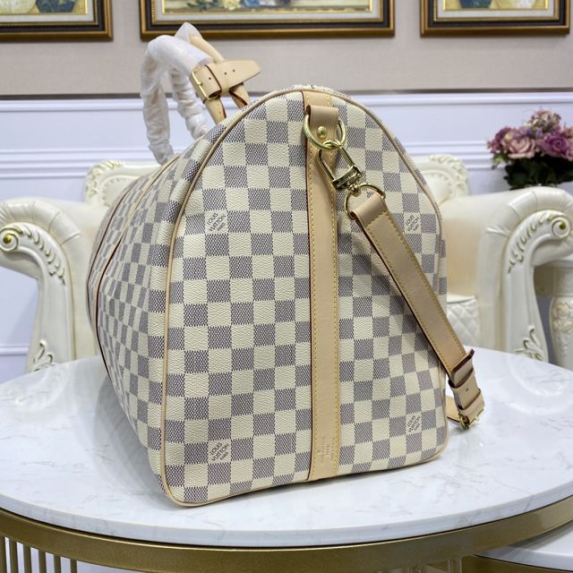 Louis vuitton original damier azur keepall 55 bag N41429