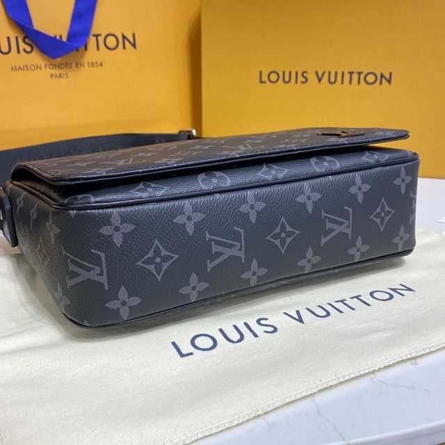 Louis vuitton original monogram eclipse district messenger bag M46255 