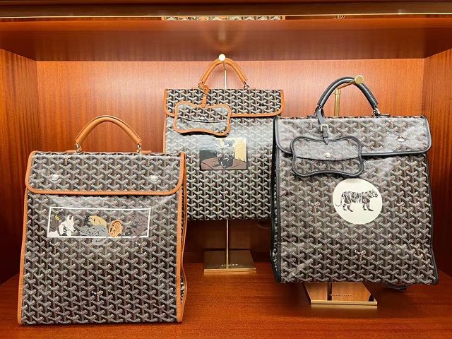 Goyard canvas personalised hand painted GG0001