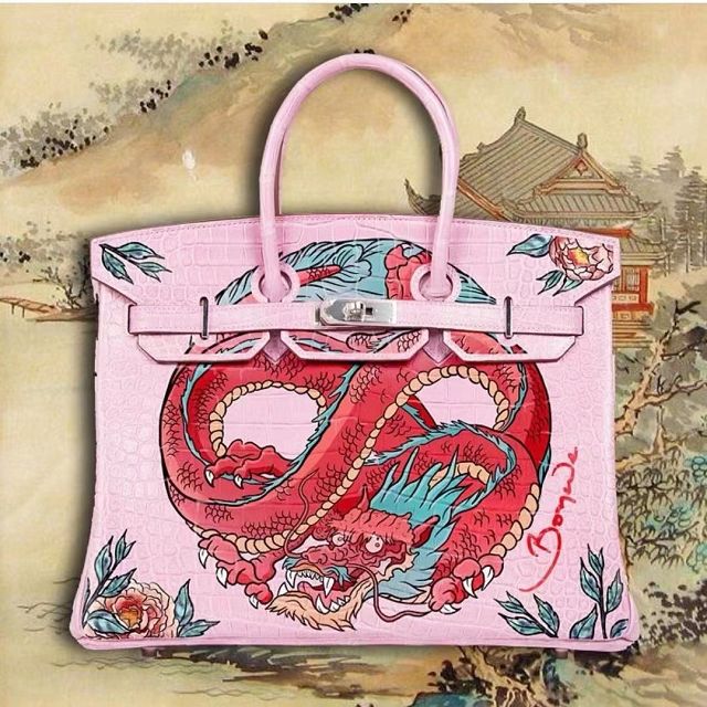 Hermes personalised hand painted HH0001