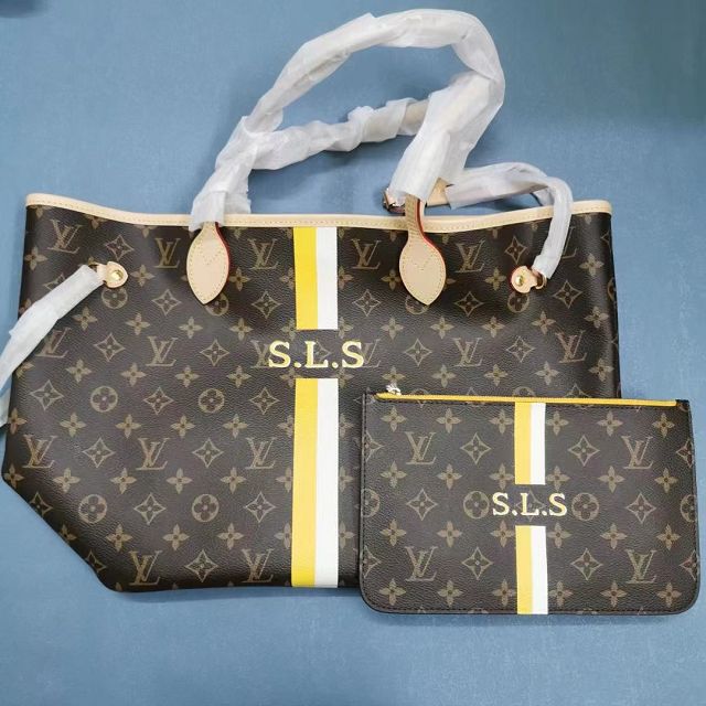 Louis vuitton canvas personalised hand painted M0001