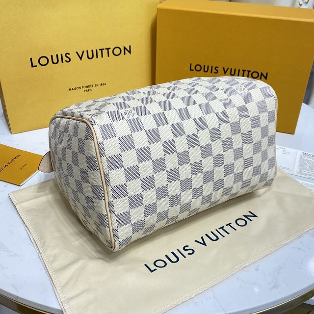 Louis vuitton original damier azur speedy 25 N41371(no strap)