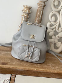 CC original grained calfskin mini backpack AS3530 grey