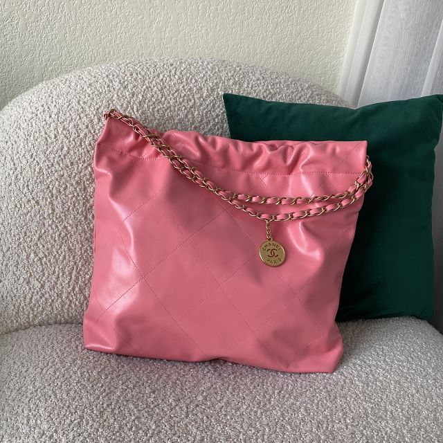 CC original calfskin 22 medium handbag AS3261 pink