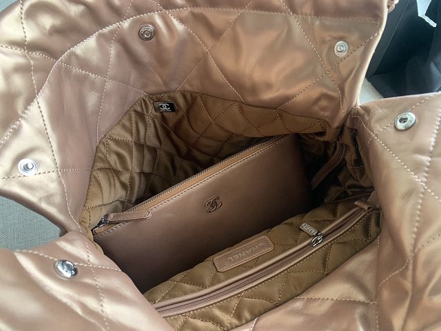 CC original calfskin 22 small handbag AS3260 brown