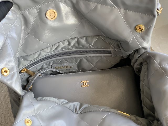 CC original calfskin 22 small handbag AS3260 grey