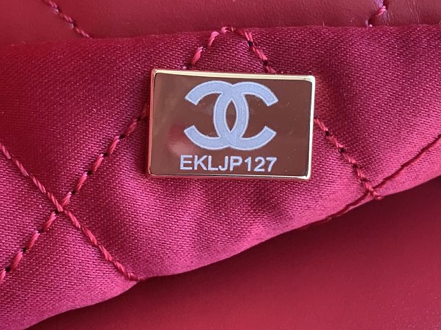  CC original calfskin 22 small handbag AS3260 red