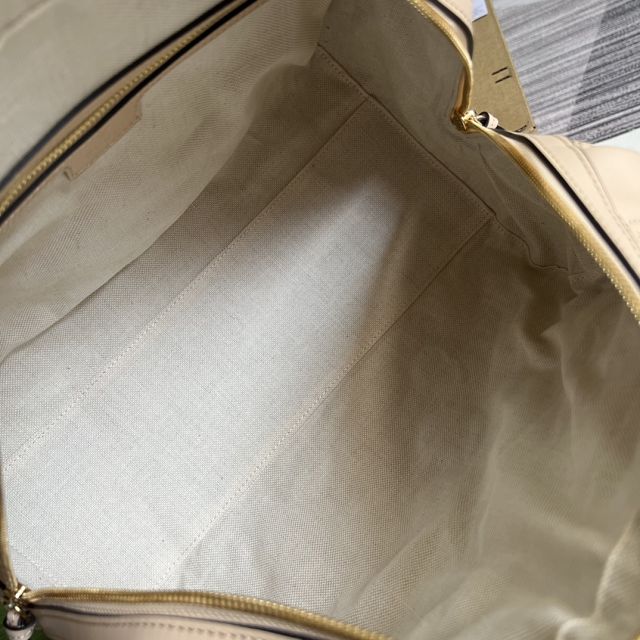 2022 GG original matelasse leather medium bag 702242 beige
