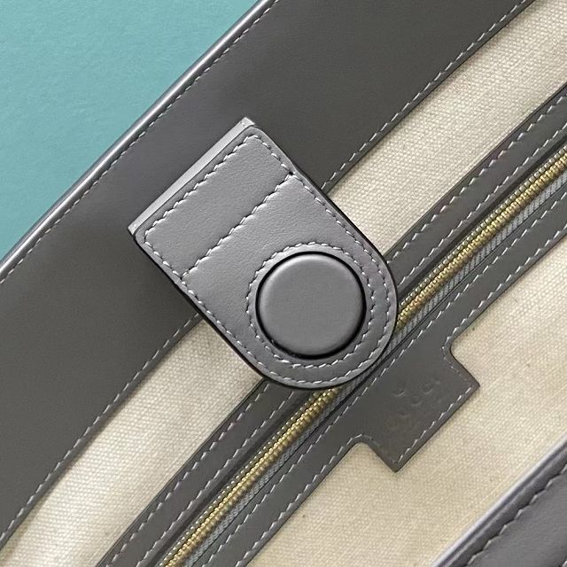 GG original matelasse leather medium tote bag 631685 grey