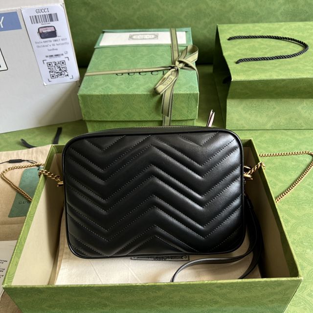 2022 GG original matelasse leather multi-use mini bag 699758 black
