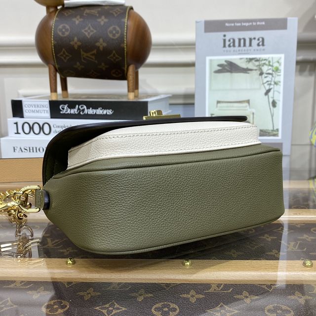 Louis vuitton original calfskin lockme tender bag M59731 green