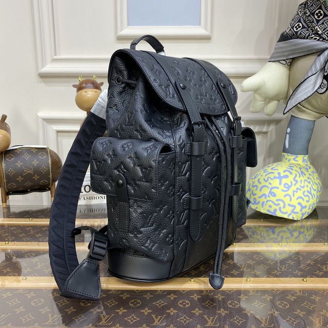 Louis vuitton original calfskin christopher backpack pm M20899 black