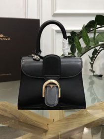 Delvaux original box calfskin brillant mini bag AA0406 black