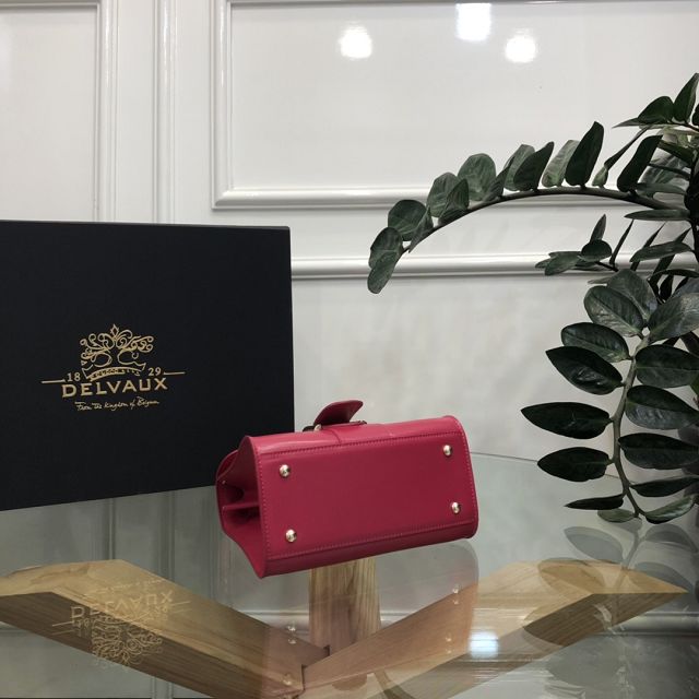 Delvaux original box calfskin brillant mini bag AA0406 burgundy