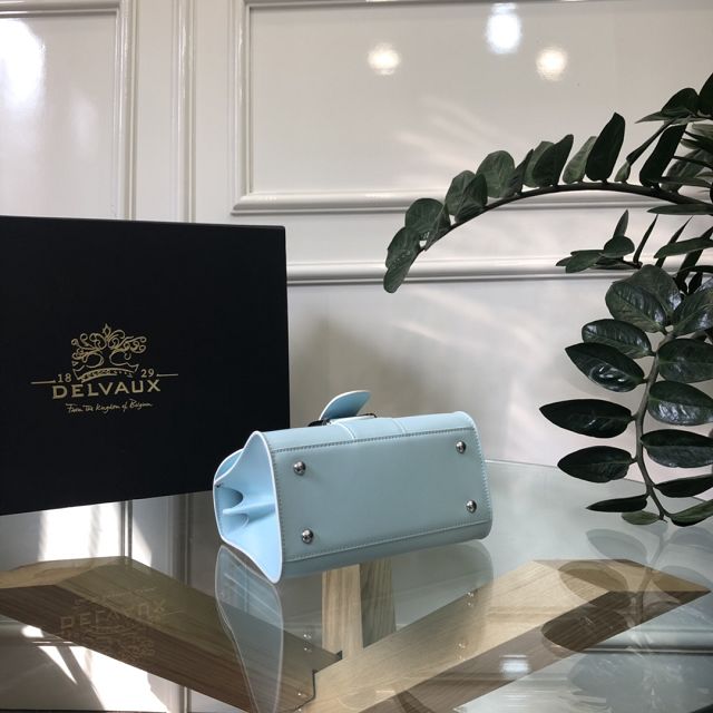 Delvaux original box calfskin brillant mini bag AA0406 light blue