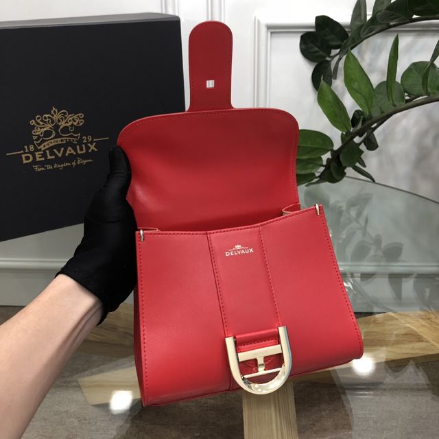 Delvaux original box calfskin brillant mini bag AA0406 red