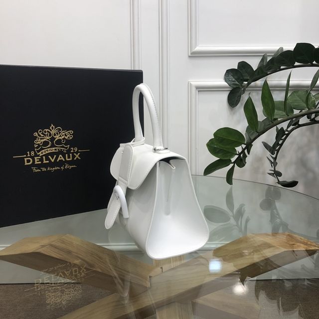 Delvaux original box calfskin brillant mini bag AA0406 white