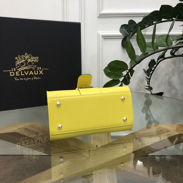 Delvaux original box calfskin brillant mini bag AA0406 yellow