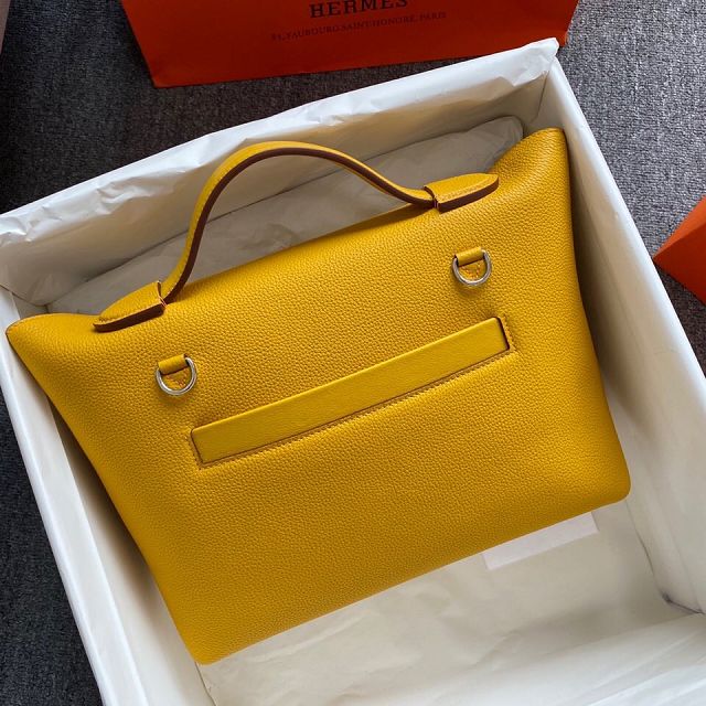 Hermes original togo leather kelly 2424 bag HH03699 amber 