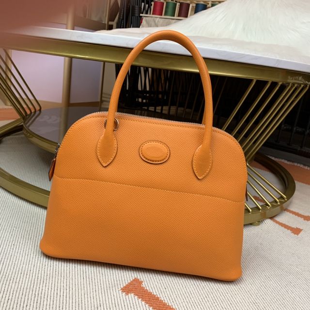 Hermes original epsom leather small bolide 27 bag B027 jaune