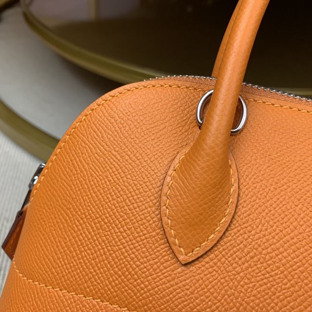 Hermes original epsom leather small bolide 27 bag B027 jaune