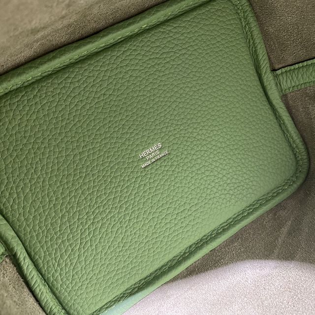 Hermes original togo leather picotin lock bag HP0022 vert criquet