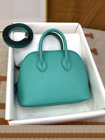 Hermes original chevre leather mini bolide bag H018 vert verone