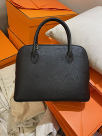 Hermes original togo leather bolide 25 bag B025 black