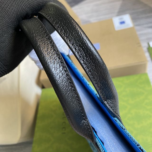 GG origianl canvas medium tote bag 550763 blue
