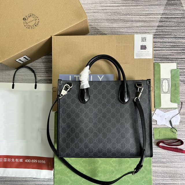 2023 GG original canvas tote bag 659983 black