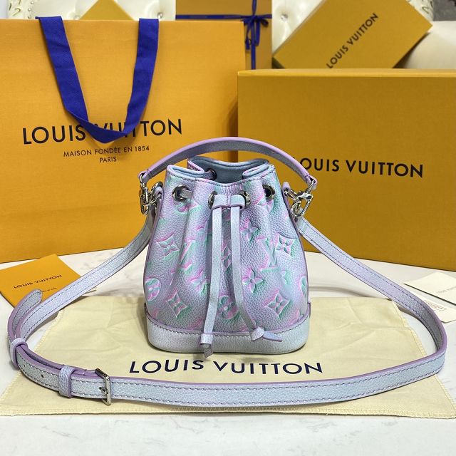 2023 Louis vuitton original calfskin nano noe M46291 blue